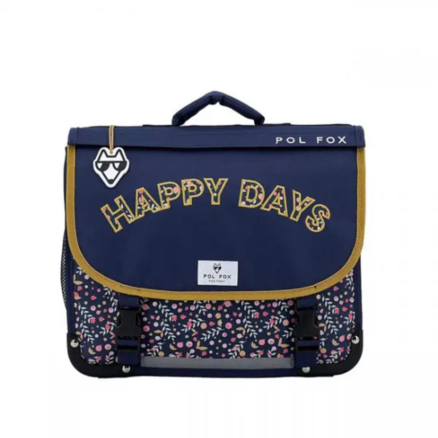 Scolaire Pol Fox | Pol Fox - Cartable Reversible 41 Cm - Happyblue