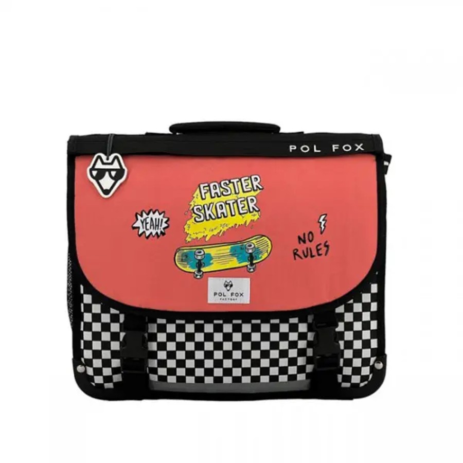 Scolaire Pol Fox | Pol Fox - Cartable Reversible 38 Cm - Skate 2