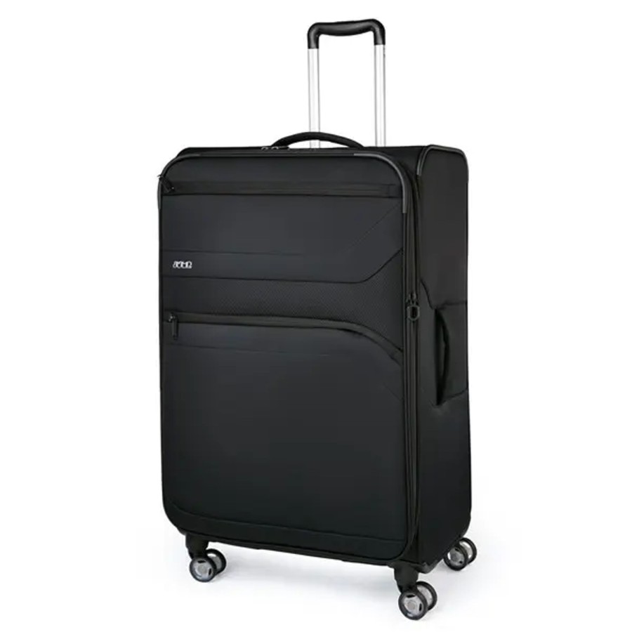 Bagage Jump Valises Soute | Jump - Grande Valise Souple Extensible 76Cm Moorea Noire