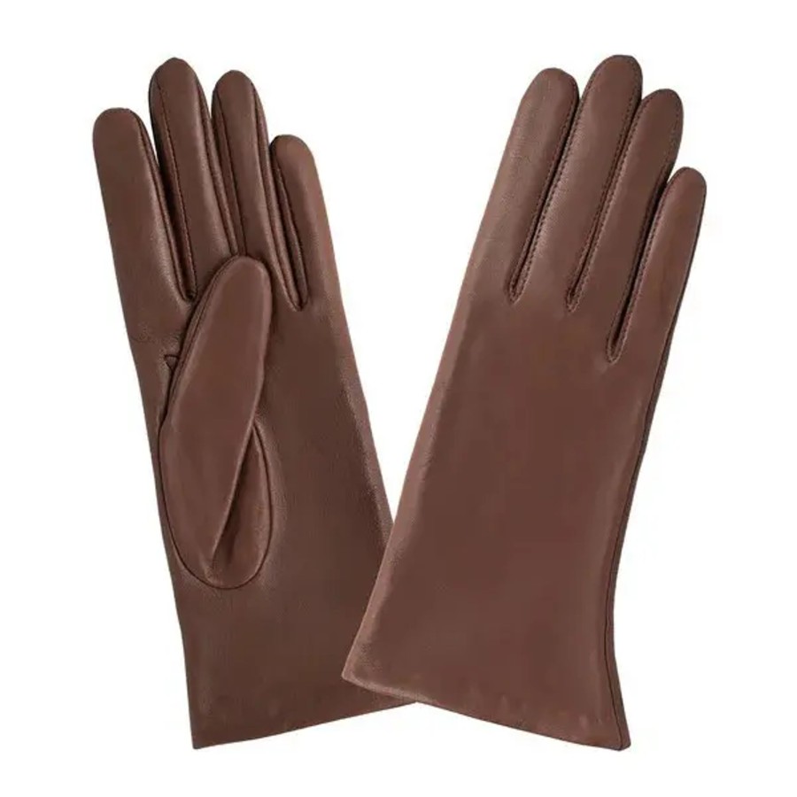 Femme Glove Story | Glove Story - Gants Agneau Double Soie Taille 7 - Cork