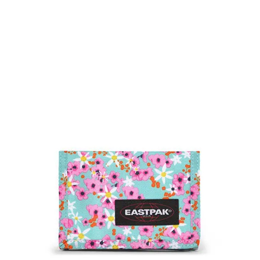 Femme Eastpak | Eastpak - Portefeuille Crew - U52 Ditsy Turquoise