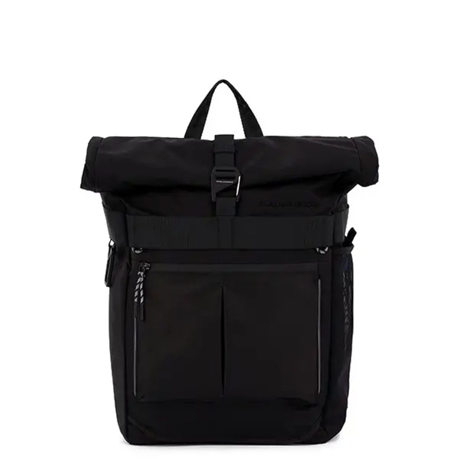 Homme Piquadro | Piquadro - Sac A Dos Velo Led - Noir