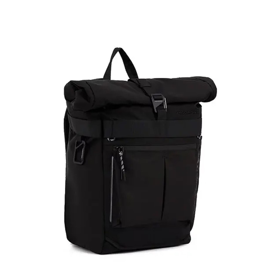 Homme Piquadro | Piquadro - Sac A Dos Velo Led - Noir