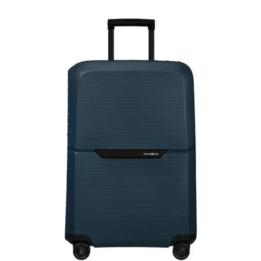 Bagage Samsonite Valises Soute | Samsonite - Valise Rigide 69Cm 4R Magnum Eco Bleu Nuit