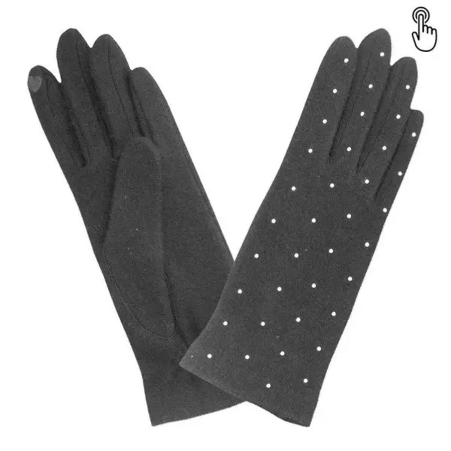 Femme Glove Story | Glove Story - Gant Laine Tu - Gris