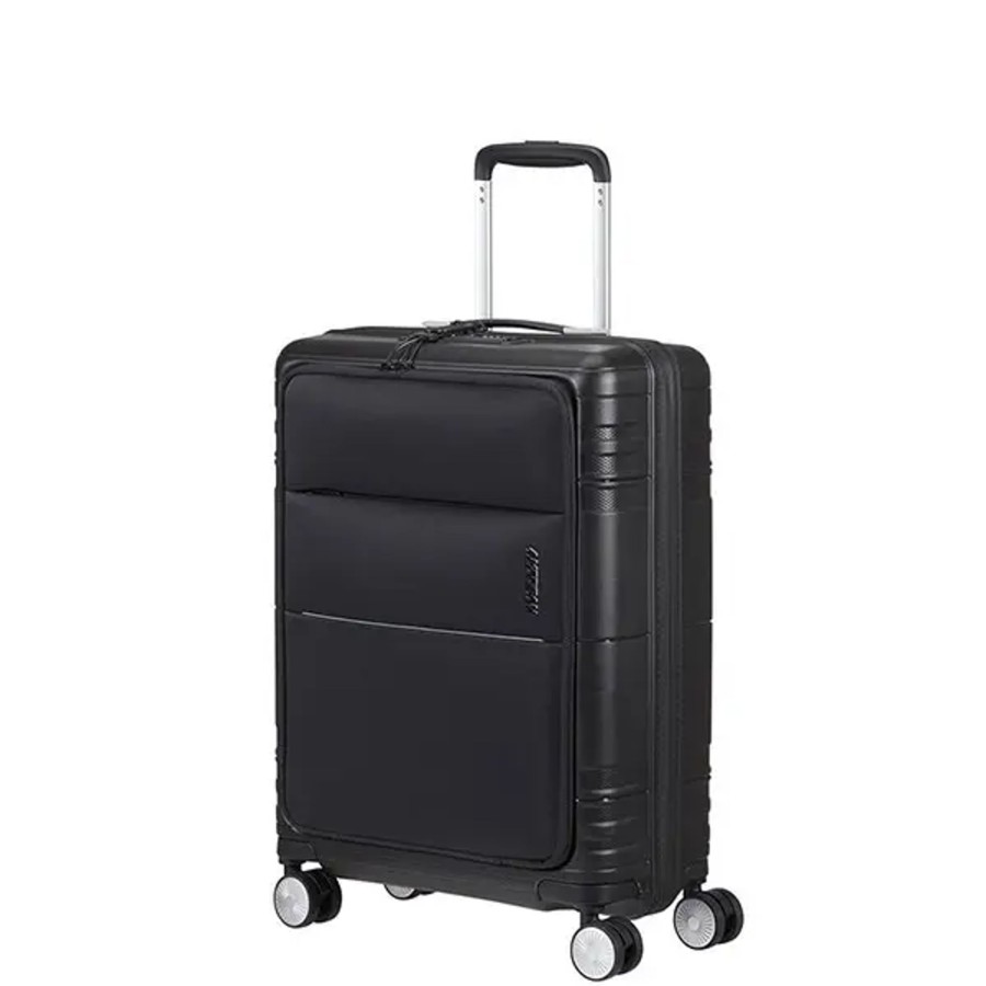 Bagage American Tourister Valises Cabine | American Tourister - Valise Cabine 4R Hello Cabin Noir Onyx