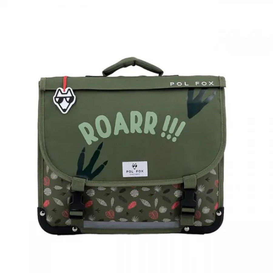 Scolaire Pol Fox | Pol Fox - Cartable Reversible 38 Cm - Dino