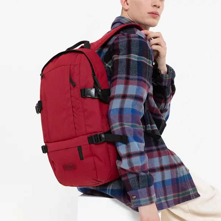 Homme Eastpak | Eastpak - Sac A Dos Floid - U83 Mono Burgundy