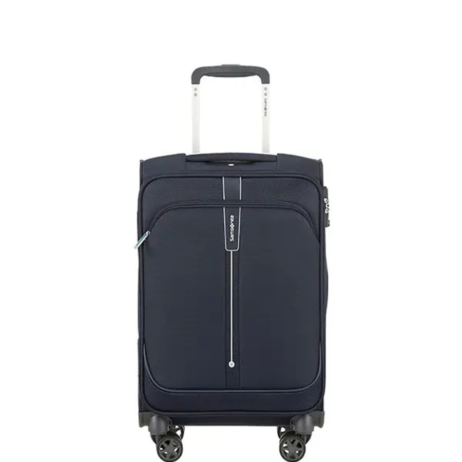 Bagage Samsonite Valises Cabine | Samsonite - Valise Cabine 4R L35Cm Popsoda Bleu Fonce