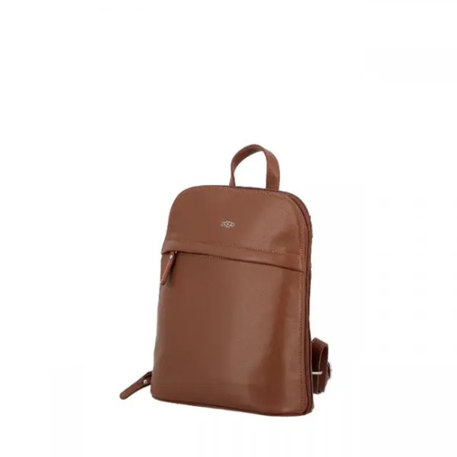 Femme Jump | Jump - Sac A Dos Plat Uppsala Cuir Caramel