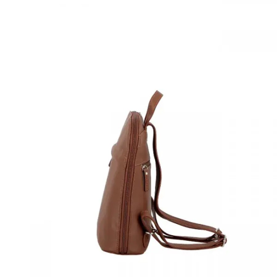 Femme Jump | Jump - Sac A Dos Plat Uppsala Cuir Caramel