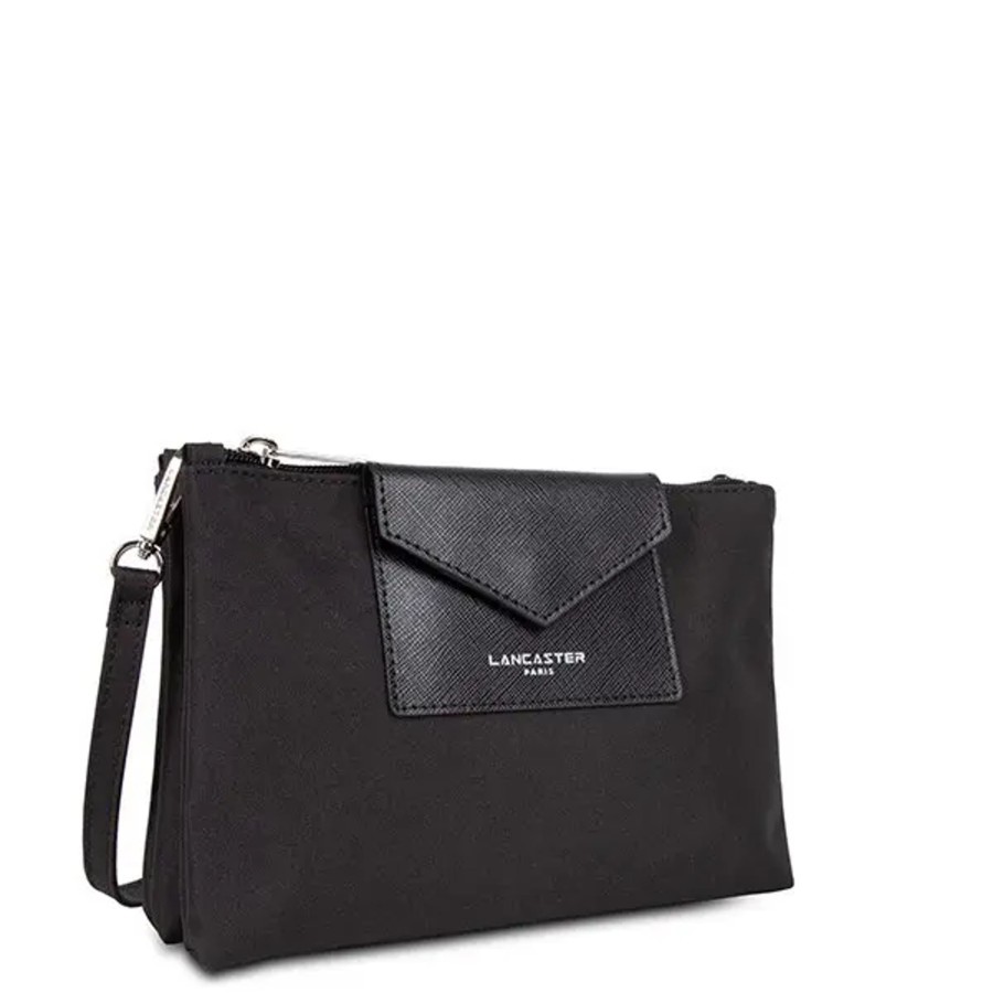 Femme Lancaster | Lancaster - Pochette Double Smart Kba Noir