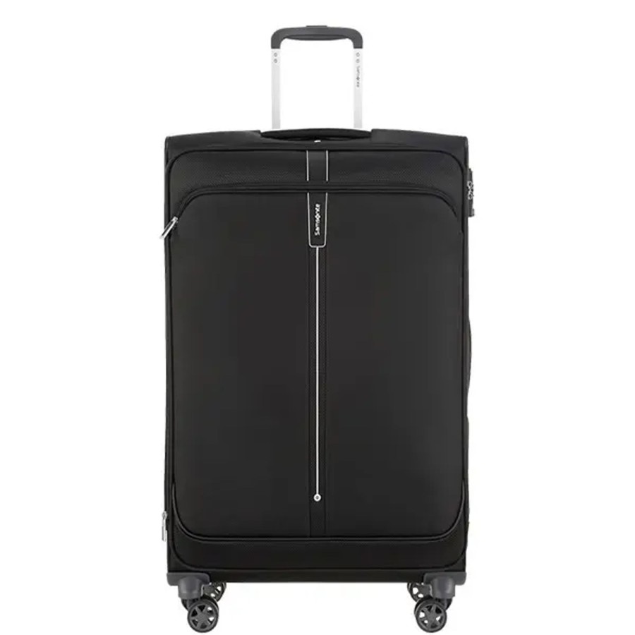 Bagage Samsonite Valises Soute | Samsonite - Valise Extensible 78Cm 4R Popsoda Noir