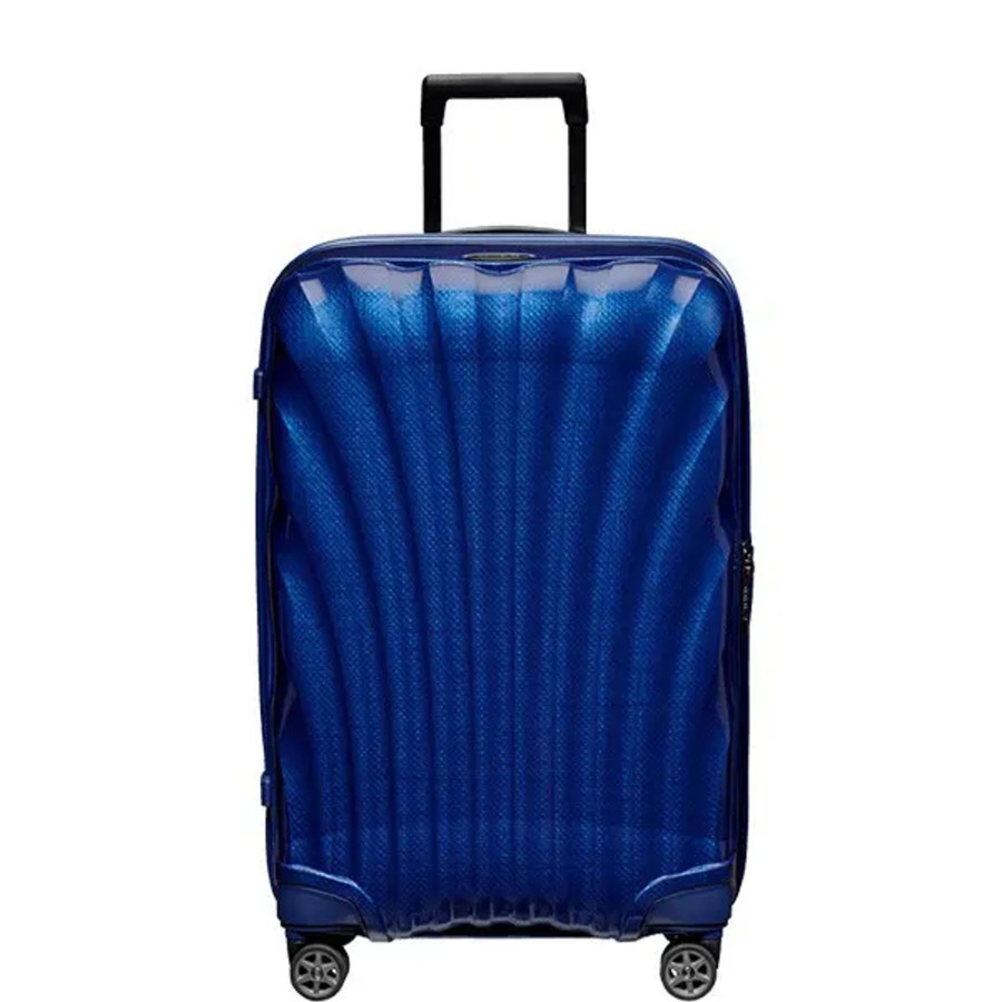 Bagage Samsonite Valises Soute | Samsonite - Valise 4R 69Cm C-Lite Bleu Profond