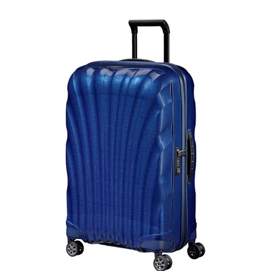 Bagage Samsonite Valises Soute | Samsonite - Valise 4R 69Cm C-Lite Bleu Profond