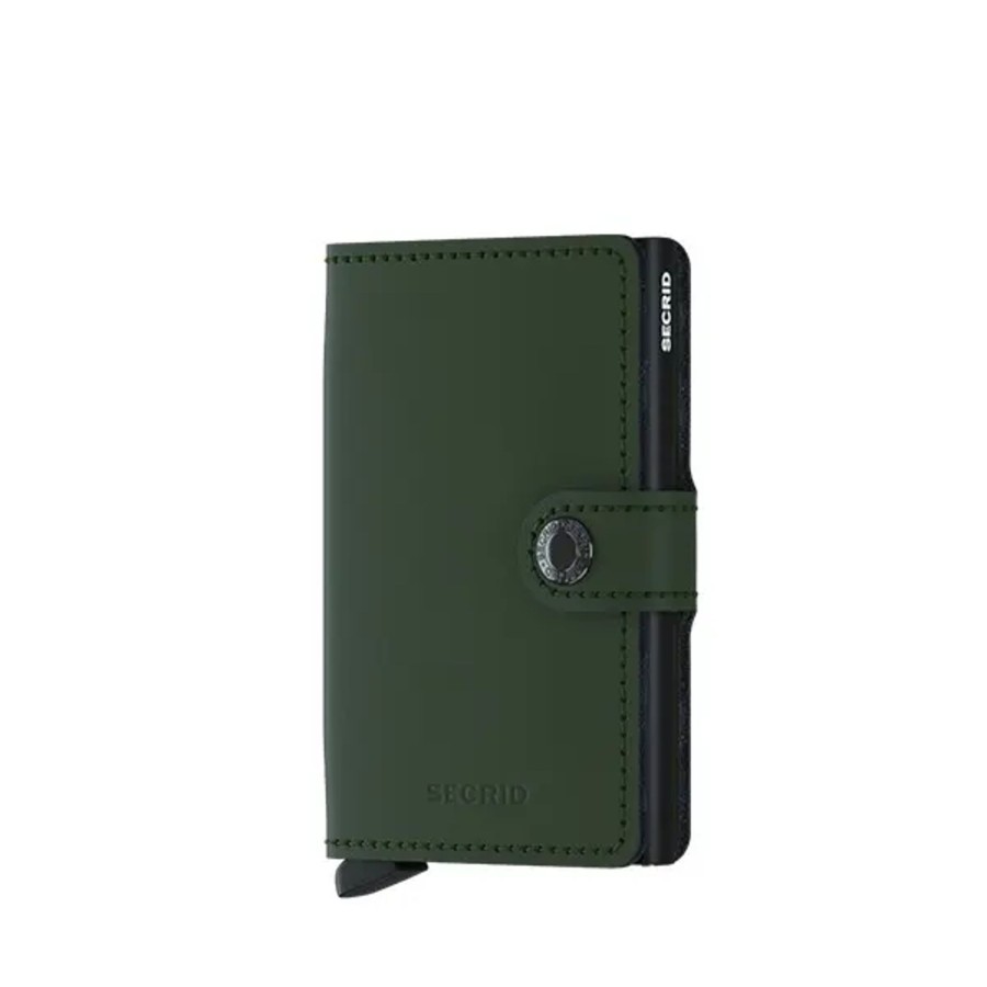 Femme Secrid | Secrid - Porte-Cartes Miniwallet Matte Green-Black