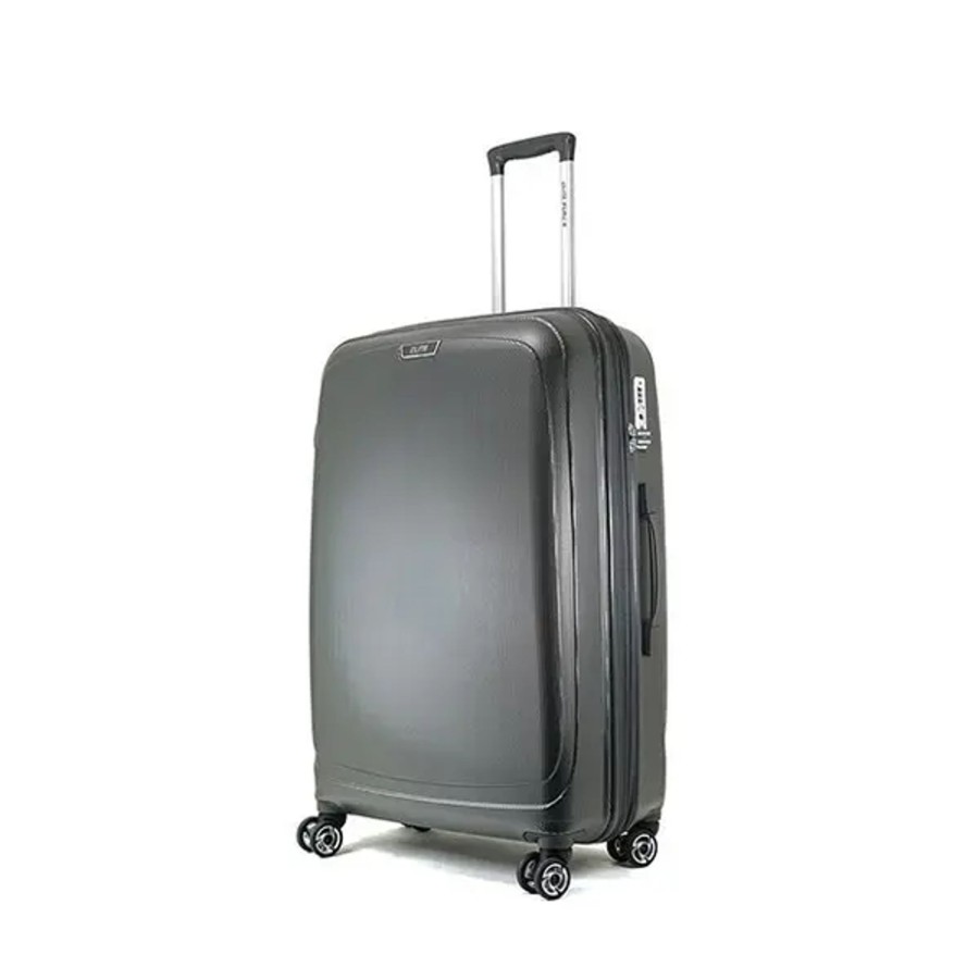 Bagage Elite Valises Soute | Elite - Grande Valise 75Cm Pure 2 Gris Fonce