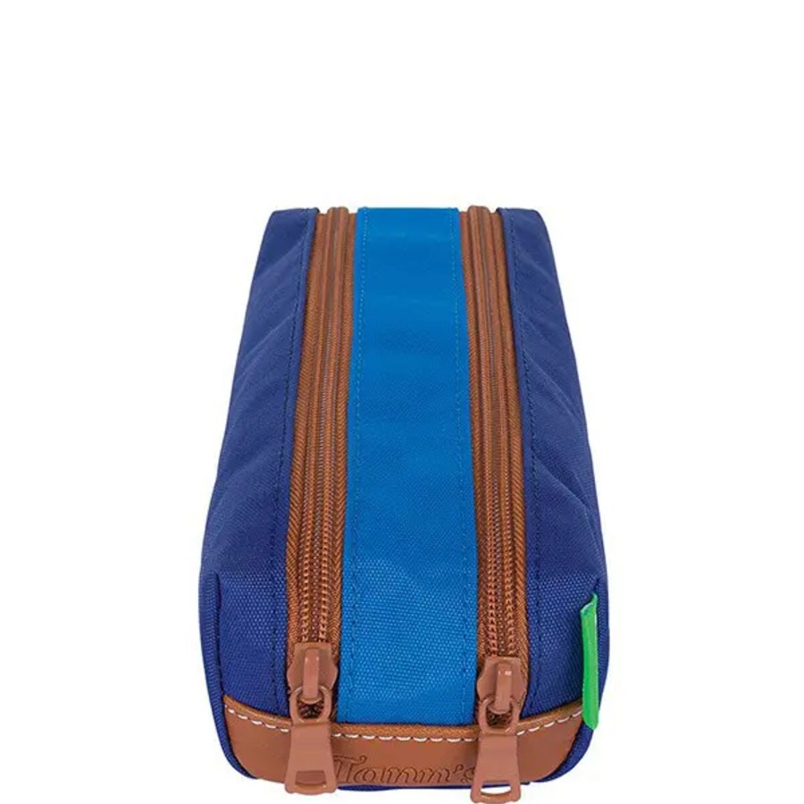 Scolaire Tann's | Tann'S - Trousse Double Les Bicolores Enzo Bleu